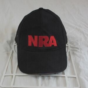NWT NRA "Stand And Fight" Strapback Hat/Cap Red/Black Stars & Stripes 100%Cotton